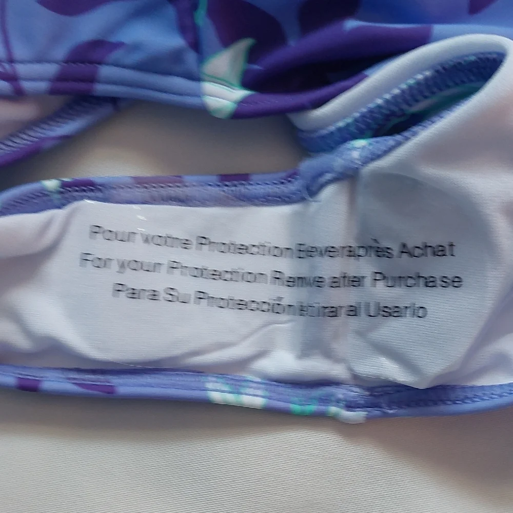 Kanu Surf Julia‎ Girls Bikini Purple Floral Size 12